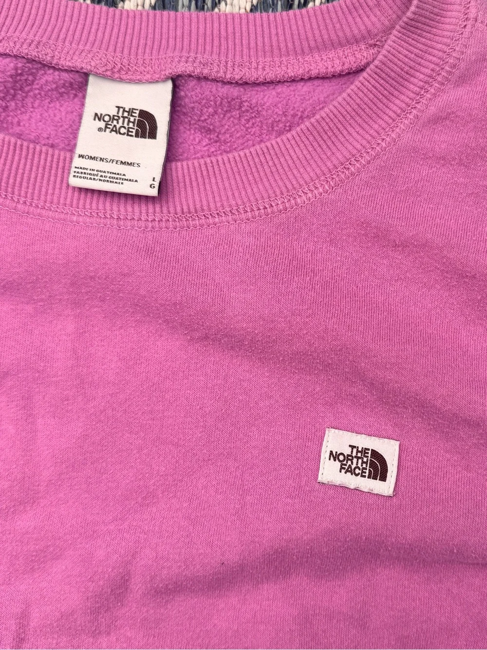 The North Face Men's Crewneck Sweater - Lavender Pink